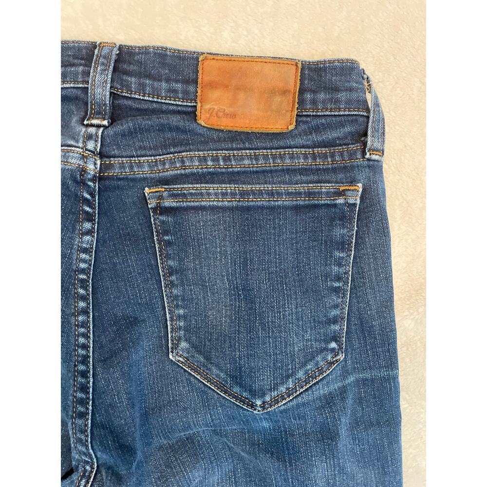 J. CREW Toothpick Skinny Jeans Women's 28 High Rise Stretch Denim Medium Wash - Picture 6 of 8